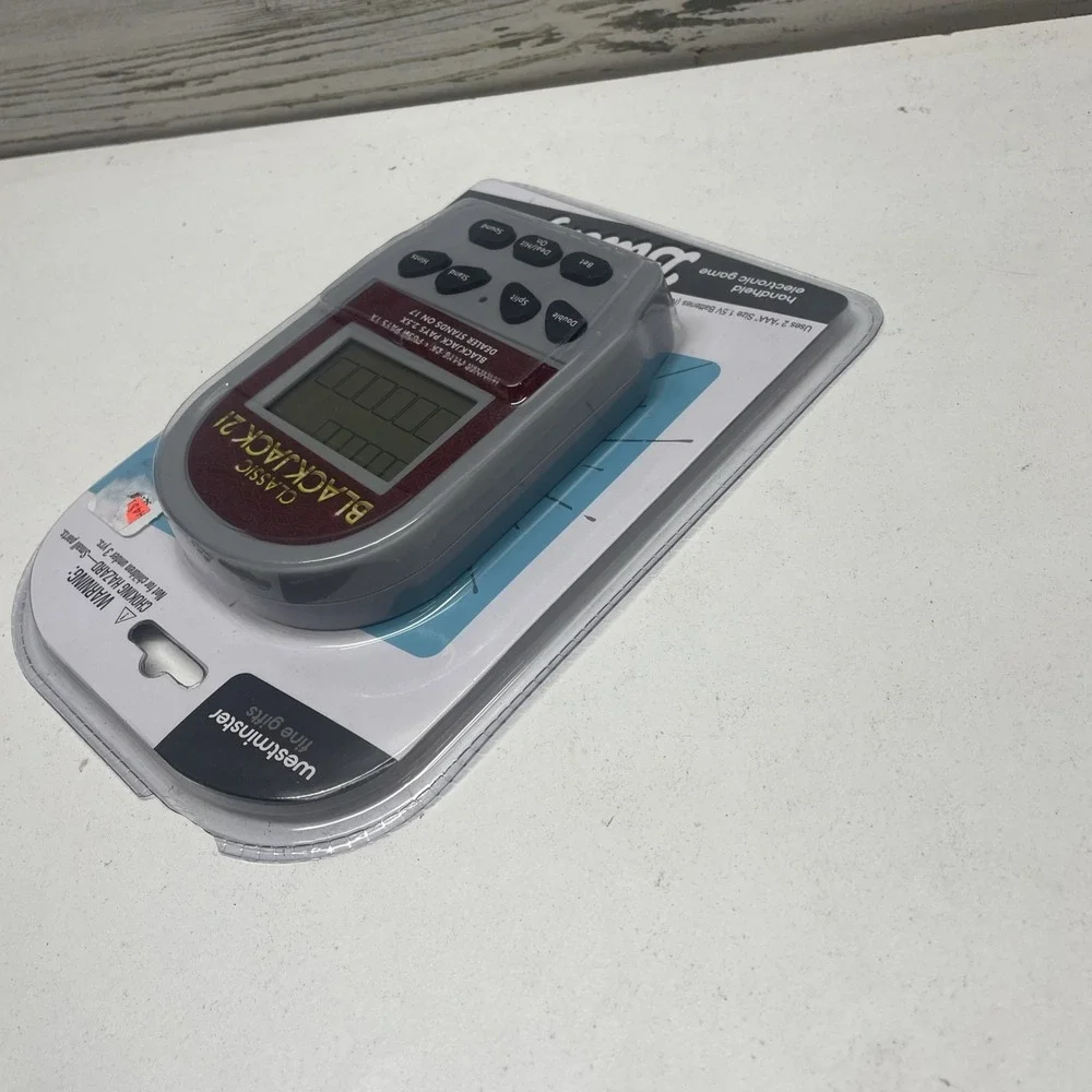 Westminster Handheld‎ Classic Blackjack 21 Mini Pocket Arcade. NIB